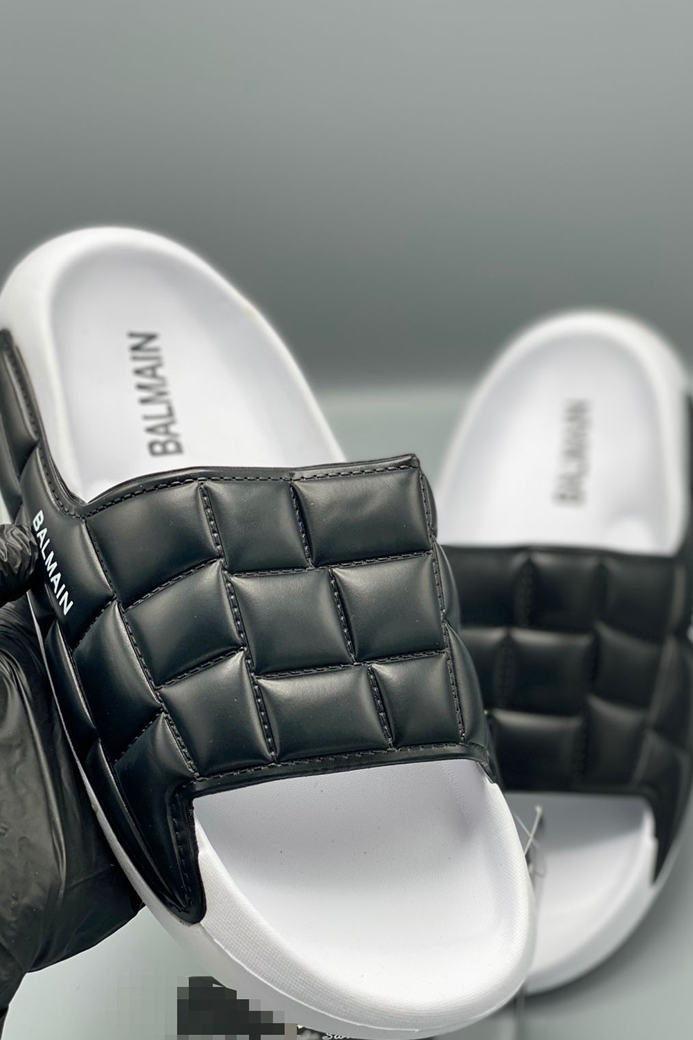 BP Slides White Black BP Slides White Black - Image 1