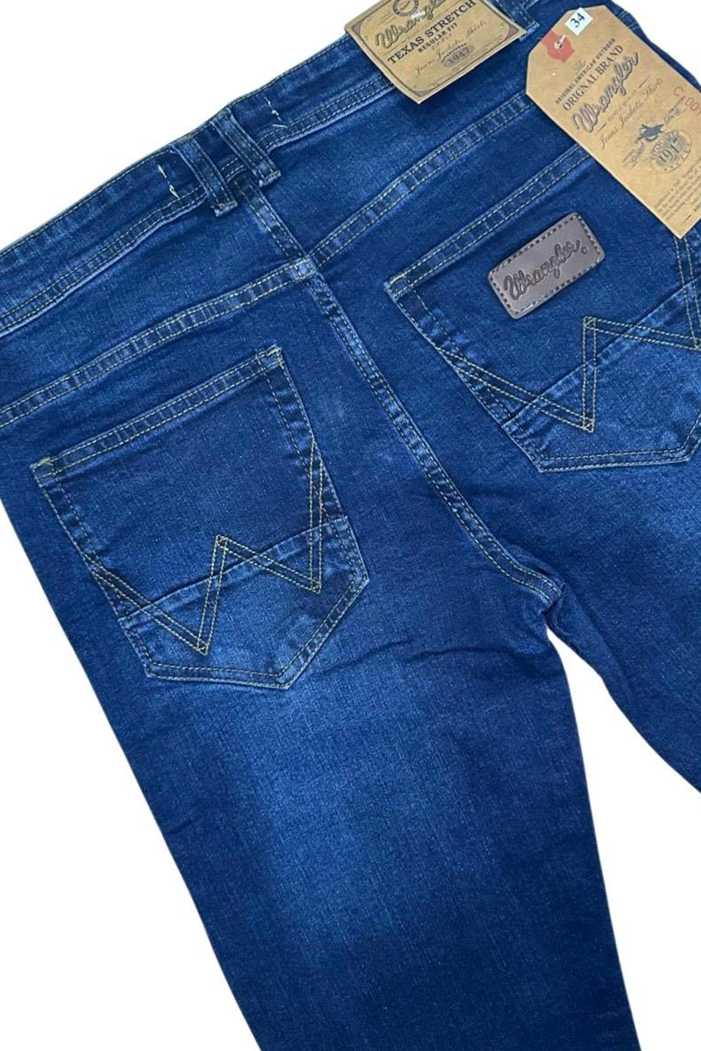 wrangler medium wash back Wrangler Medium Wash Jeans - Image 2