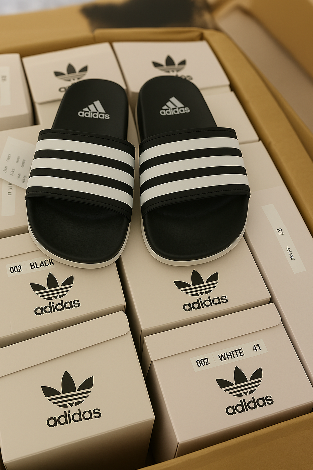 AD STRIPES BLACK WHITE AD STRIPES BLACK WHITE - Image 1