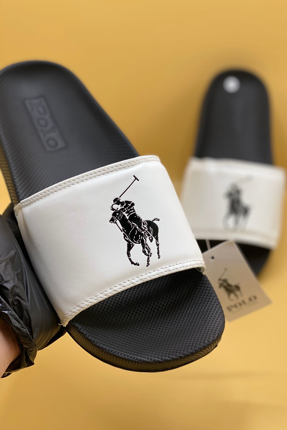 Polo RL Black White_ Polo RL Black White - Image 1