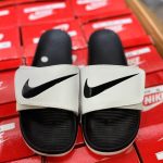 NK Turbo Slides Strap Black White