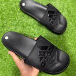 AD COMFORT SLIDES ALL BLACK